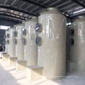 Durable spray chemical waste gas scrubber